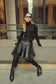 BLACK SLEEVELESS MOCK NECK TOP