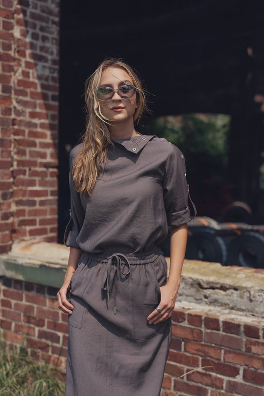 DARK GRAY URBAN EASE SKIRT