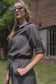 DARK GRAY URBAN EASE SIDE BUTTON TOP