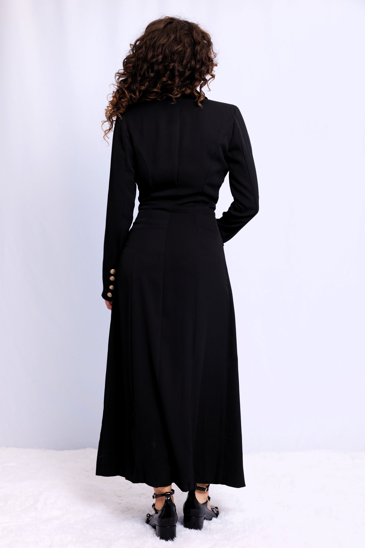 DOUBLE BREASTED COAT DRESS