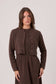 BROWN CARINE CARDIGAN